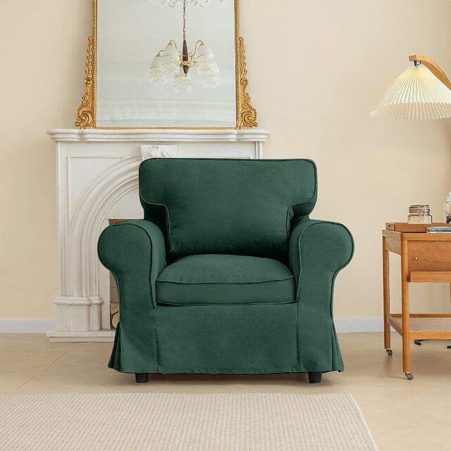 Ektorp Chair Cover with Cushion Cover, Replacement IKEA Ektorp Armchair