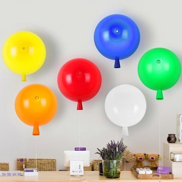  led-wandlampen ballonontwerp minimalisme wandkandelaars moderne eigentijdse stijl woonkamer slaapkamer eetkamer metalen wandlamp