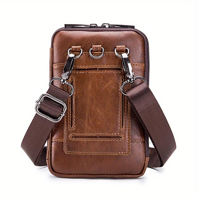 Men's Crossbody Bag Wallet Fanny Pack Coin Purse Mobile Phone Bag ...