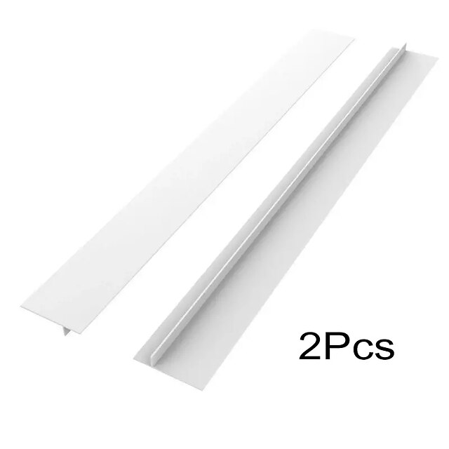 2pcs Silicone Stove Gap Cover Bathroom sink Kitchen Counter Gap Filler ...