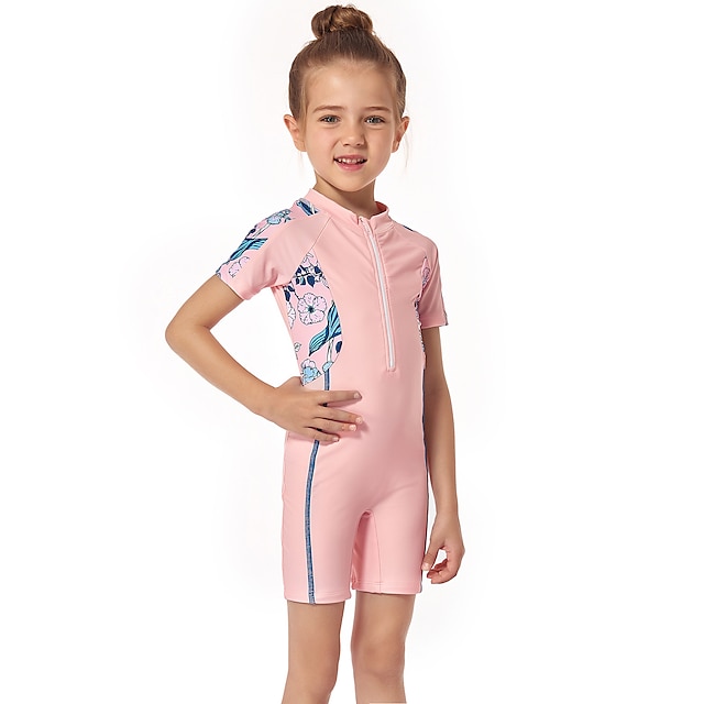  Детский купальник для девочек, тренировочный однотонный активный купальный костюм для детей 7-13 лет, летний розовый, зеленый