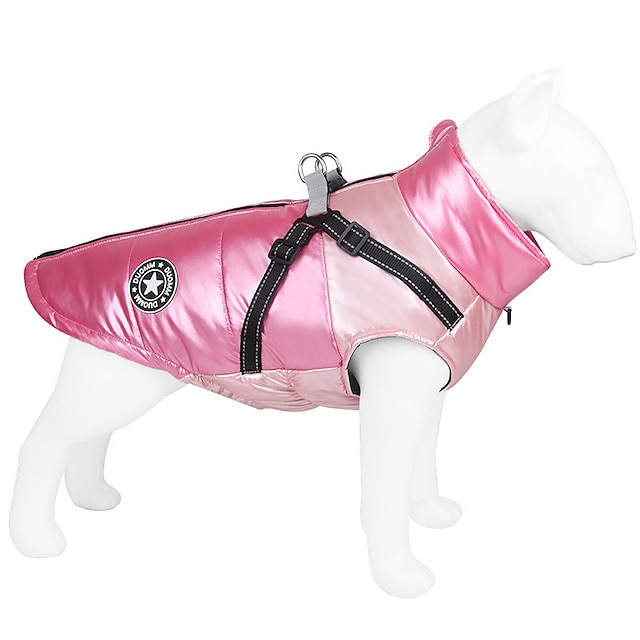  haine pentru câini de toamnă și iarnă haine pentru câini impermeabile rezistente la vânt pentru câini matlasate reflectorizante haine calde pentru câini în stoc