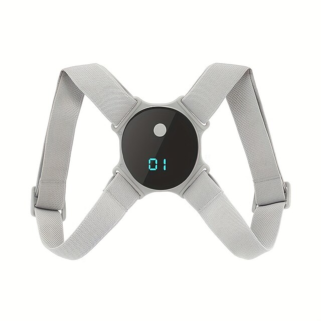  מתקן יציבה אינטליגנטי usb מאמן תנוחת גב בריח עמוד השדרה תיקון כתף טיפים חכמים אורך מתכוונן תמיכת גב