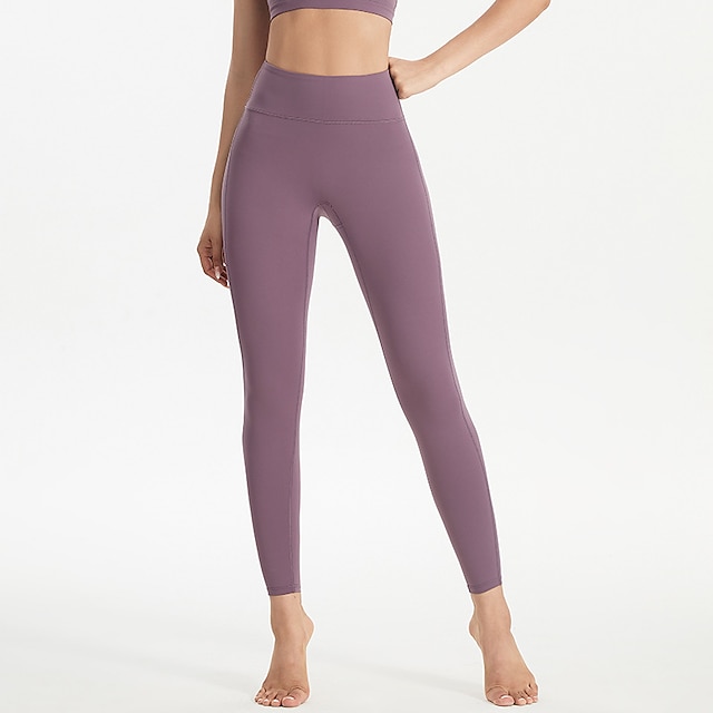  Pantaloni da yoga Leggings da yoga Liscio Per Per donna Per adulto Non stampabile Yoga