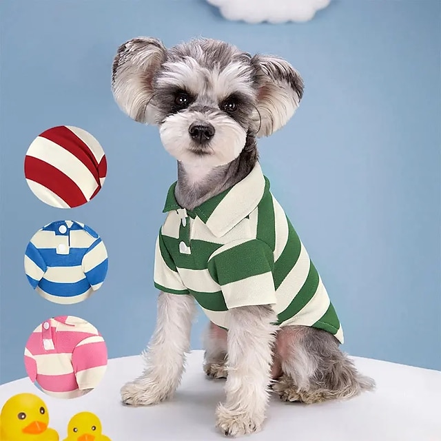  Câini Pisici Tricou Modă Casual Iarnă Respirabil Απαλό Lavabil Comfortabil În aer liber Casul / Zilnic Îmbrăcăminte pentru câini for Bichon Frise Pomeran un Animalut Fluture Small