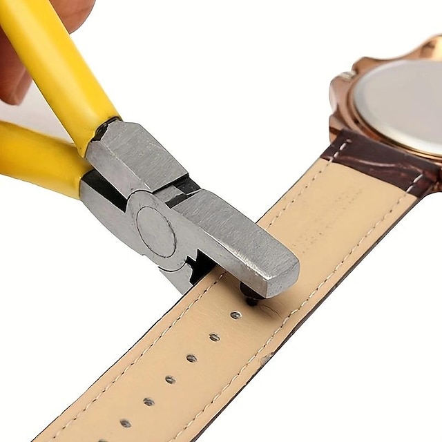  Universal Hand Strap Watch Band Belt Punching Puncher, Leather Punch Tool Hole Pliers Tools 2.0mm