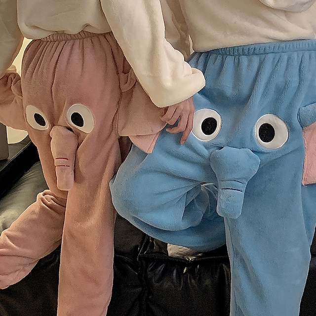  Volwassenen Kigurumi-pyjama's Nachtmode Camouflage Olifant Dier dier Onesie pyjama's Een stuk polyestervezel Cosplay Voor Mannen & Vrouwen Dieren nachtkleding spotprent
