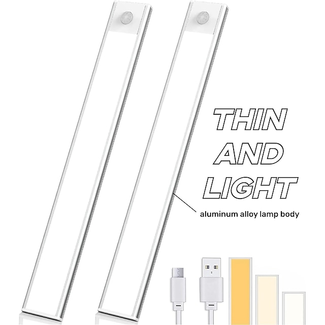 Light In The Box Motion Sensor Under Cabinet Light, Ultra-thin Under ...