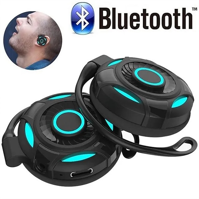  Fones de ouvido sem fio bluetooth 5.2 fone de ouvido controle de toque fone de ouvido para jogos com microfone fones de ouvido esportivos à prova d'água