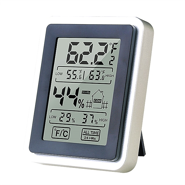  ЖК-внутренний цифровой измеритель температуры и влажности, сенсорный экран, бытовой цифровой гигрометр, термометр
