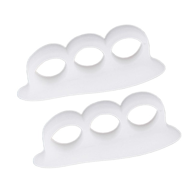  Men's Silicone Toe Separators Correction Fixed Daily / Practice White 1 Pair All Seasons