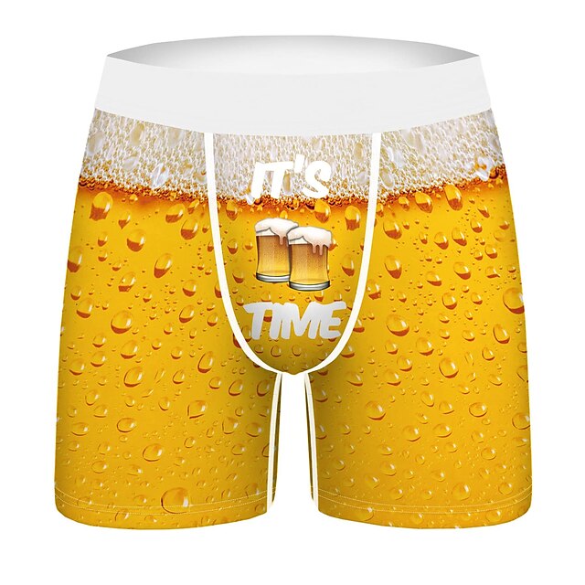 Christmas Gifts Boxer Briefs Underwear Men's Christmas Carnival Masquerade Costume Party Christmas Adults' Party Christmas