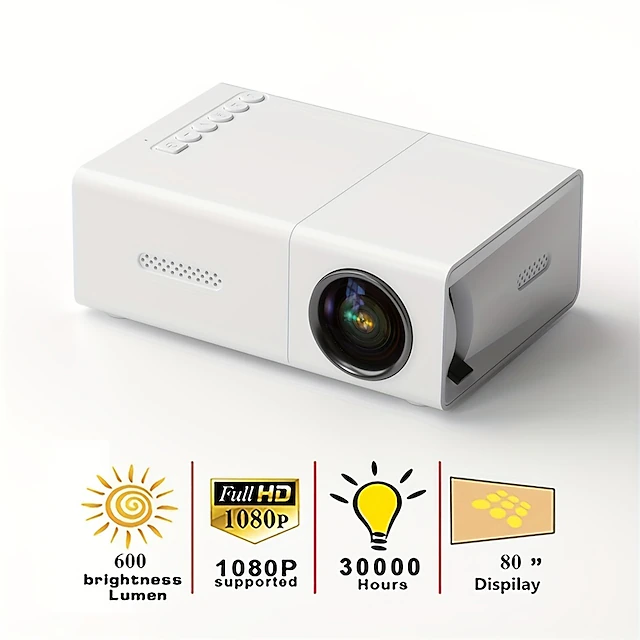 M100 Mini Mini Projector Home LED Portable 3D Projector HD LED ...