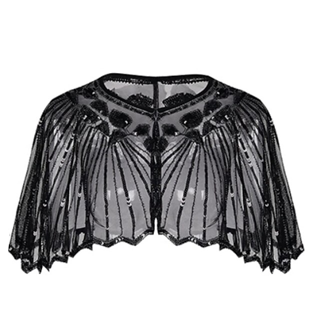Geagodelia Femme Boléro Vintage Rétro Année 1920s Étole Mariage Gilet Geagodelia Femme Boléro Vintage Rétro Année 1920s Étole Mariage Gilet