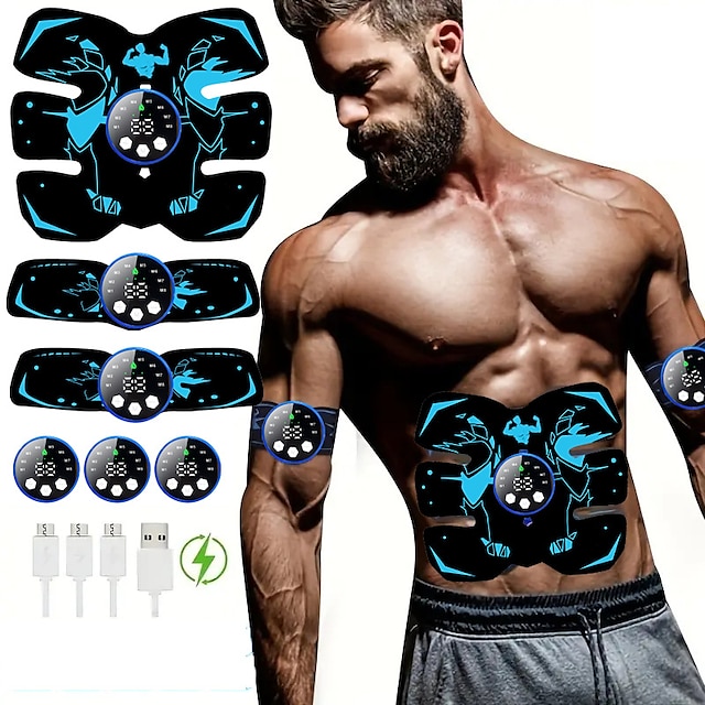  1/3pcs EMS Muscle Stimulator Massager Hip Trainer Toner Fitness Abdominal Trainer Buttocks Training Home Gym Body Training EMS Trainers