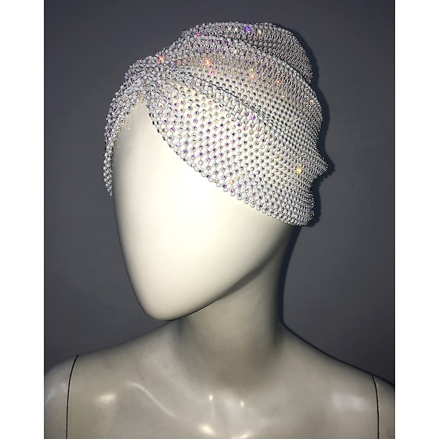  Bijoux de Cheveux Chapeau Métallique Etincelant Sexy Plastique Pour Disque Cosplay Carnaval Femme Bijoux de fantaisie Bijoux fantaisie
