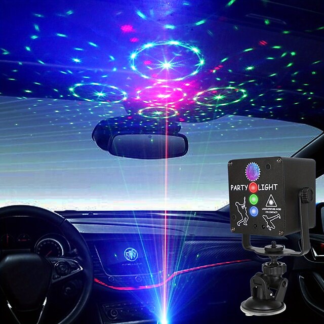  Rechargeable USB Car Starry Sky Light Voice Control Car With Car Indoor Roof Full Of Stars Romantic Car Ambient Light For Halloween Thanksgiving Christmas Decoration