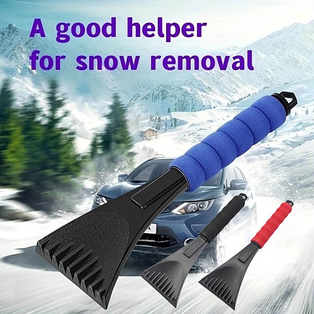  autoruit ijskrabber multifunctionele ontdooiing sneeuwschepborstel sneeuwbezem voor ontdooien in de winter en sneeuwruimen