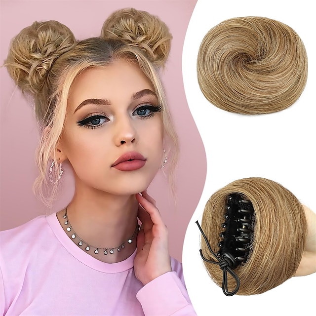 Space Buns Fair Yield 2PCS Mini Clip in Hair Bun Libya Ubuy