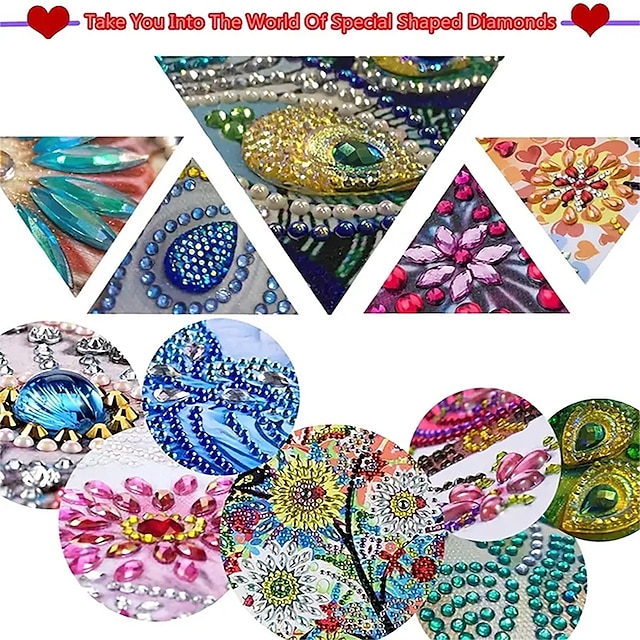 1pc Abstract DIY Diamond Painting Arregular Pattern Diamond Painting  Handcraft Home Gift Without Frame 30x40cm/12''x15.75'' 2023 - US $7.09