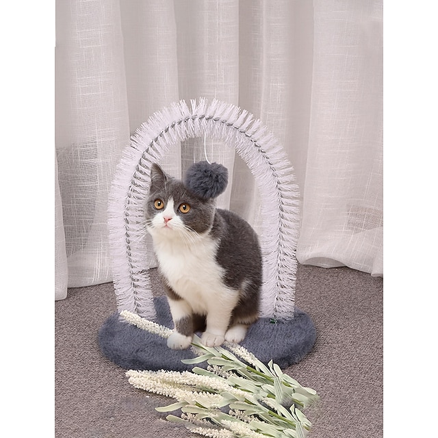  1 db macskaszőr súroló macskajáték macskakarcoló kefe kis és közepes méretű macskáknak megfelelő vastag boltív