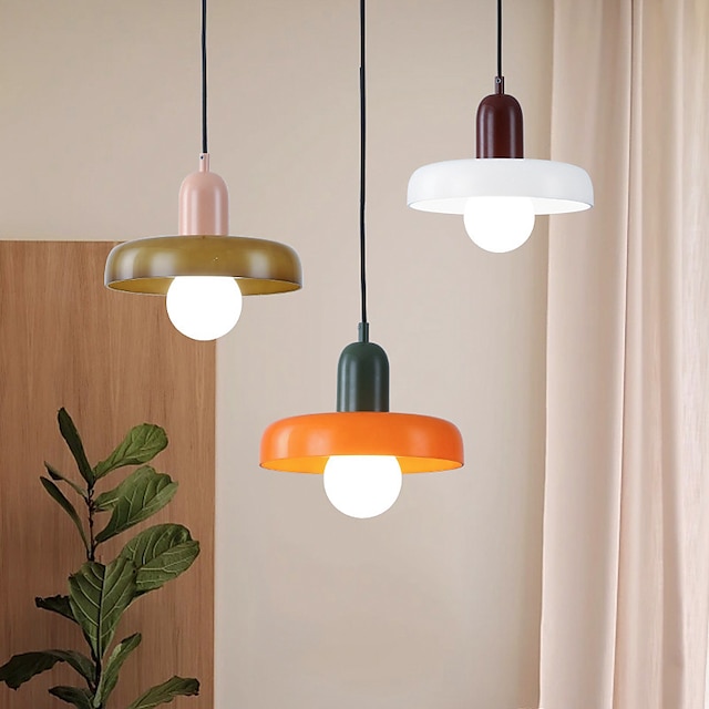  25 cm Lanterne Desgin Formes géométriques Lampe suspendue Métal Artistique Style nordique 110-120V 220-240V