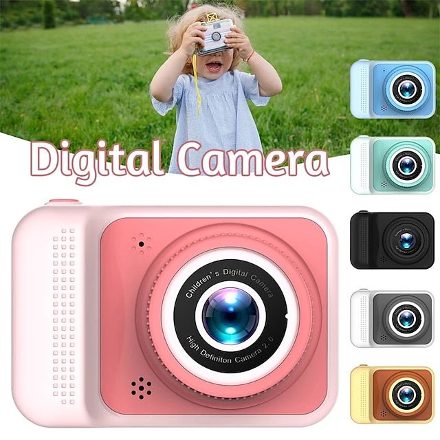  1080P Digital High-definition Dual Camera Mini High-definition Camera For Campus Photography TP-C Camera With A 2.0-inch Screen Supports Cardless Photography Christmas Halloween Thanksgiving Gift