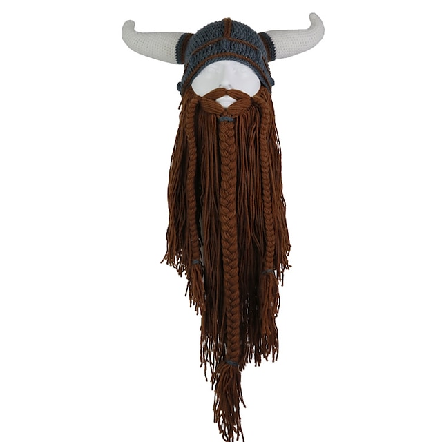  Middelalderkostumer Renæssance Hatte Maske Hornet hjelm Pirat Viking Herre Dame Maskerade Fest LARP Hat