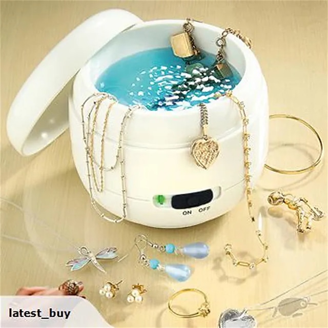  Professional Ultrasonic Jewelry Cleaner Machine for Cleaning Eyeglasses Watches Rings Dentures for Women Girl Teen TAL