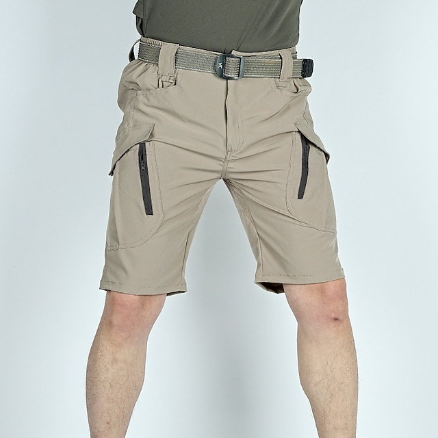 Tactical Cargo Shorts Men Short Large Pockets Outdoor Casual Knee Length Pants Male