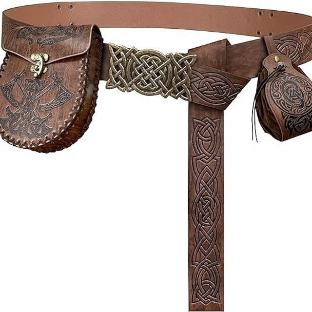 Medieval Renaissance Waist Belt Belt Pouch Viking Ranger Elven Valhalla ...