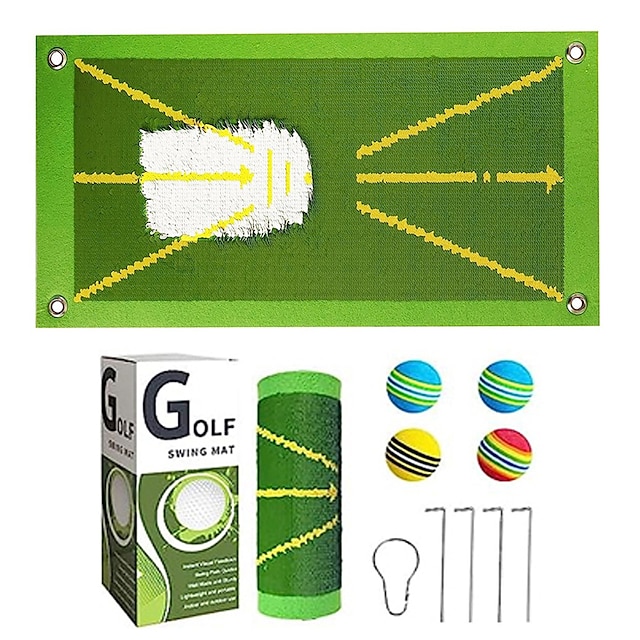  új gumifenekű golf ütőpad labdadarab ütőpad golf swing pálya érzékelő pad