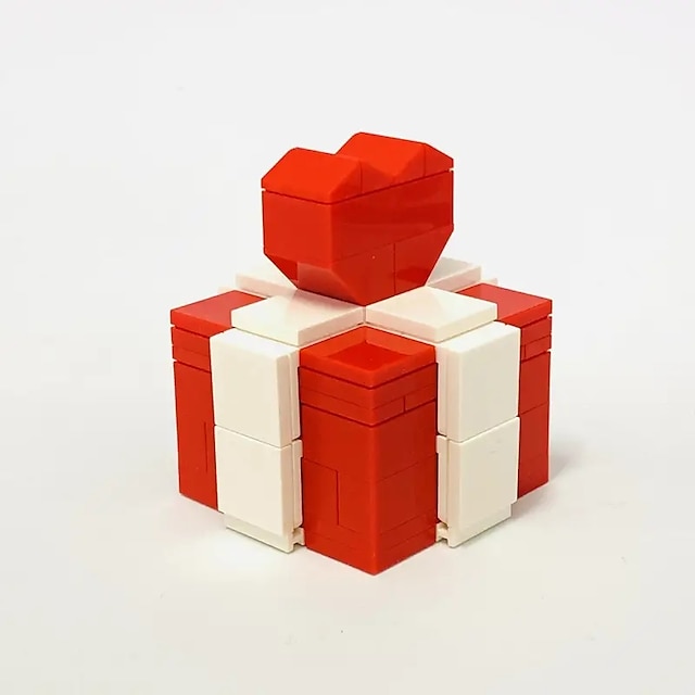  cadeaux de fête des femmes 1pc puzzle anneau boucle d'oreille boîte pour la saint-valentin le bloc le plus sincère boîte-cadeau pour la saint-valentin anniversaire nouvel an proposition de bague