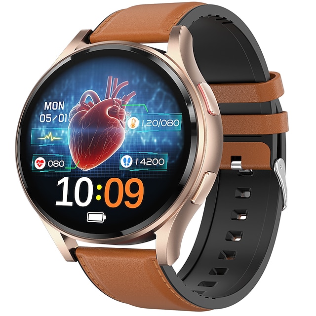  iMosi GE30 Okos óra 1.43 hüvelyk Intelligens Watch Bluetooth EKG + PPG Hőmérséklet-figyelés Lépésszámláló Kompatibilis valamivel Android iOS Női Férfi Hosszú készenléti idő Kéz nélküli hívások Vízálló