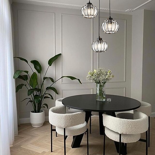 Groene hanglamp voor kookeiland, moderne