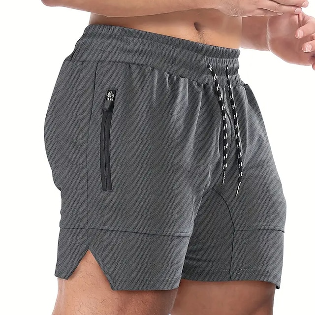 Men's Shorts Sports Going out Weekend Running Casual Drawstring Elastic ...