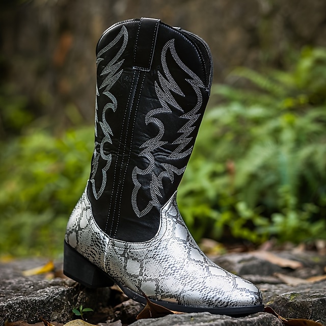 Bottes De Cowboy Homme Abilene En Peau D'anguille - Taille 8.5D (US), Occasion Très Bon état