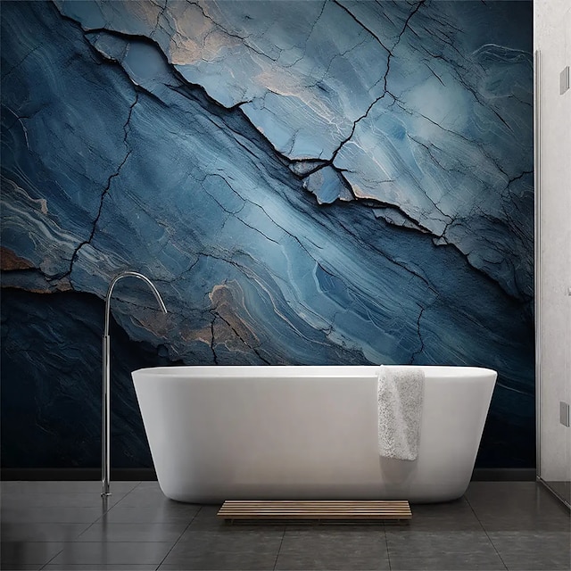  coola tapeter abstrakt marmorblå tapet väggmålning väggbeklädnad klistermärke avskalning och stick avtagbar pvc/vinyl material självhäftande/häftande krävs väggdekor för vardagsrum kök badrum