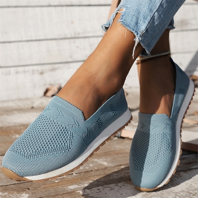 Women's Slip-Ons Comfort Shoes Outdoor Daily Flat Heel Round Toe main image 1