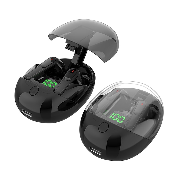  Pro one Wireless Bluetooth Earphones Mecha Style Mini Intelligent Digital Display Multi-color Long Battery Life Headphones