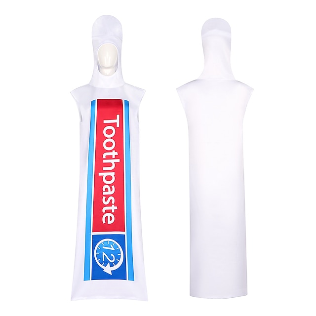 Toothpaste Toothbrush Cosplay Costume Funny Costumes Halloween Group