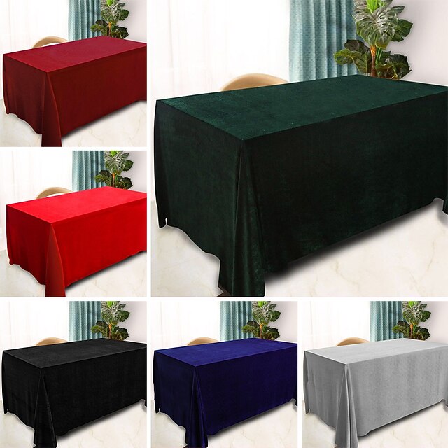 Velvet Gold Velvet Conference Tablecloth Rectangular Office Exhibition ...