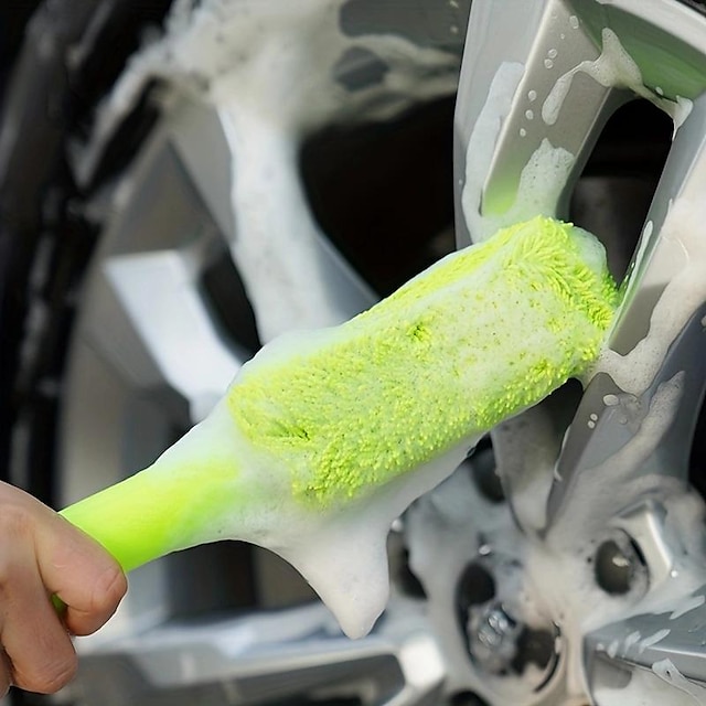  escova de lavagem de pneus de microfibra - limpe eficazmente as rodas e pneus do seu carro com facilidade