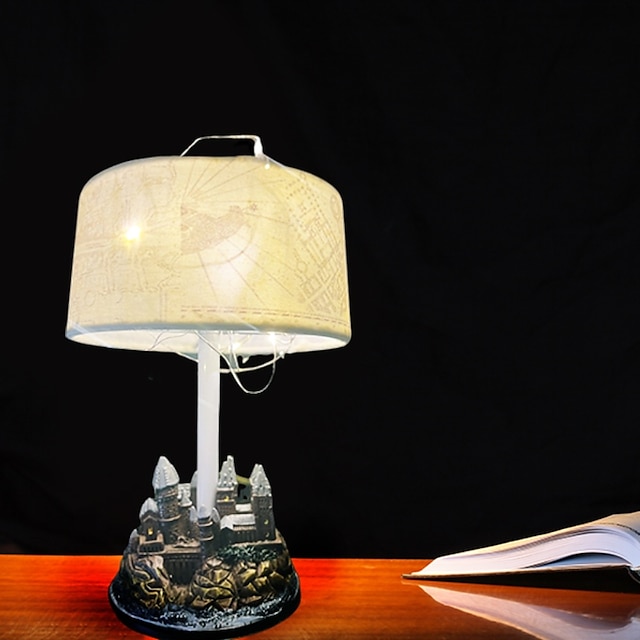  Настольная лампа Гарри Поттера с подсветкой замка Хогвартс, рождественский декор, подарок, рождественский подарок 18,5*12 см