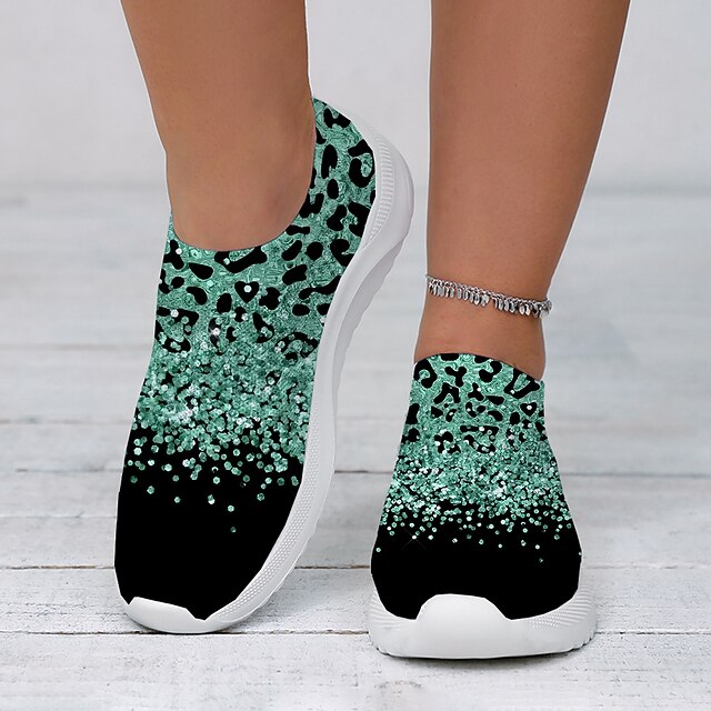 Purple And Black Cow Print Women's Slip On Sneakers