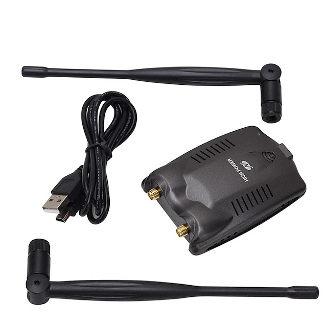 Wireless Beini Free Internet Long Range 3000mW Dual Wifi Antenna Blueway USB Wifi Adapter Decoder BT-N9100 10