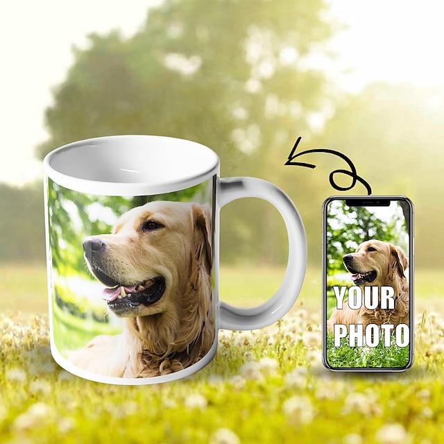  diseña tus propias tazas de café para tus mascotas taza personalizada taza de café personalizada taza de cerámica personalizada taza personalizable - taza personalizada - taza con texto 11oz