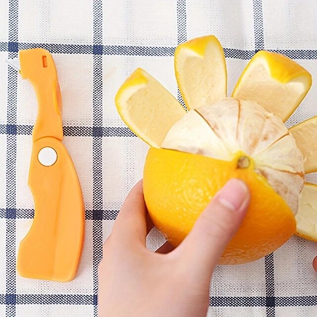 1pcs, Orange Peeler, Plastic Orange Peeler, Finger Grapefruit Peeling