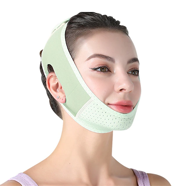 Double Chin Eliminator - V Line Lifting Mask with Chin Strap for Double ...