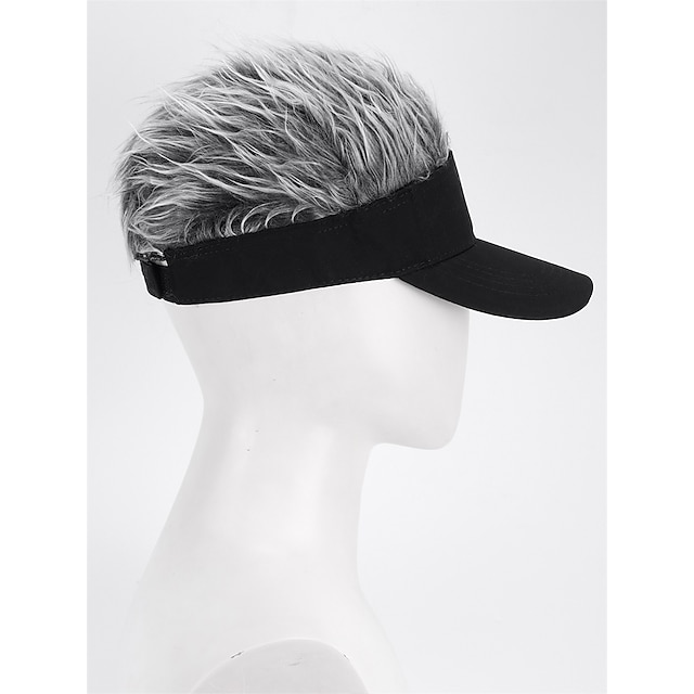  gorra de béisbol con pelos de púas peluca gorra de béisbol con púas